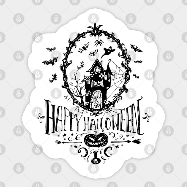 Happy Halloween Sticker by alialbadr